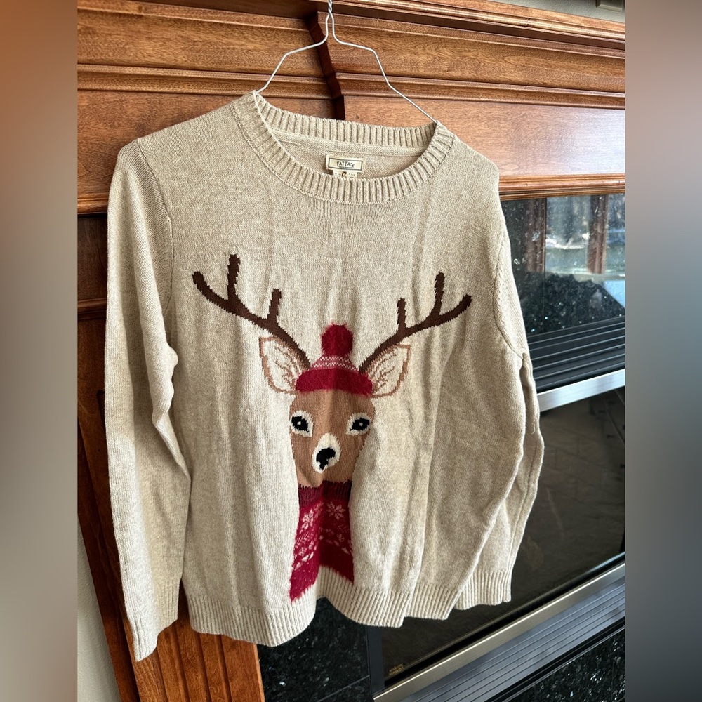 NWT Fat Face Reindeer sweater